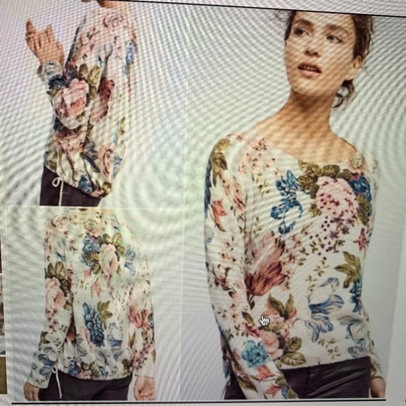 Anthropologie Angel of the North floral sweater - Picture 2 of 8